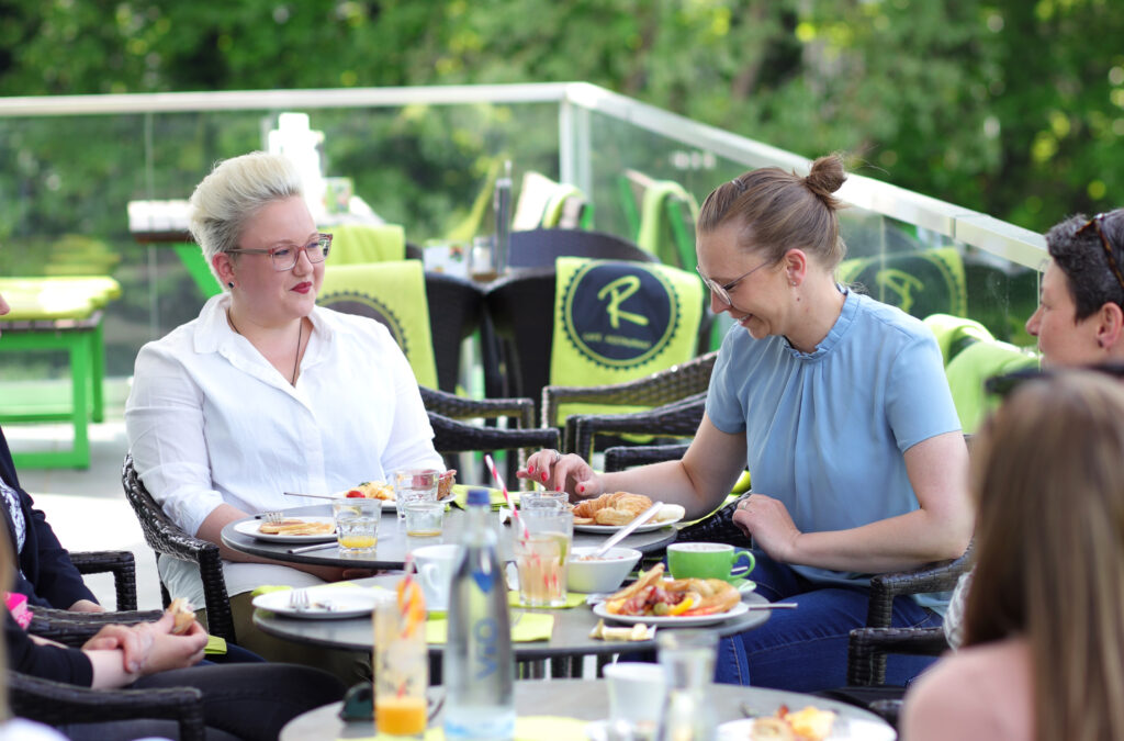 Paula frühstück im Juni