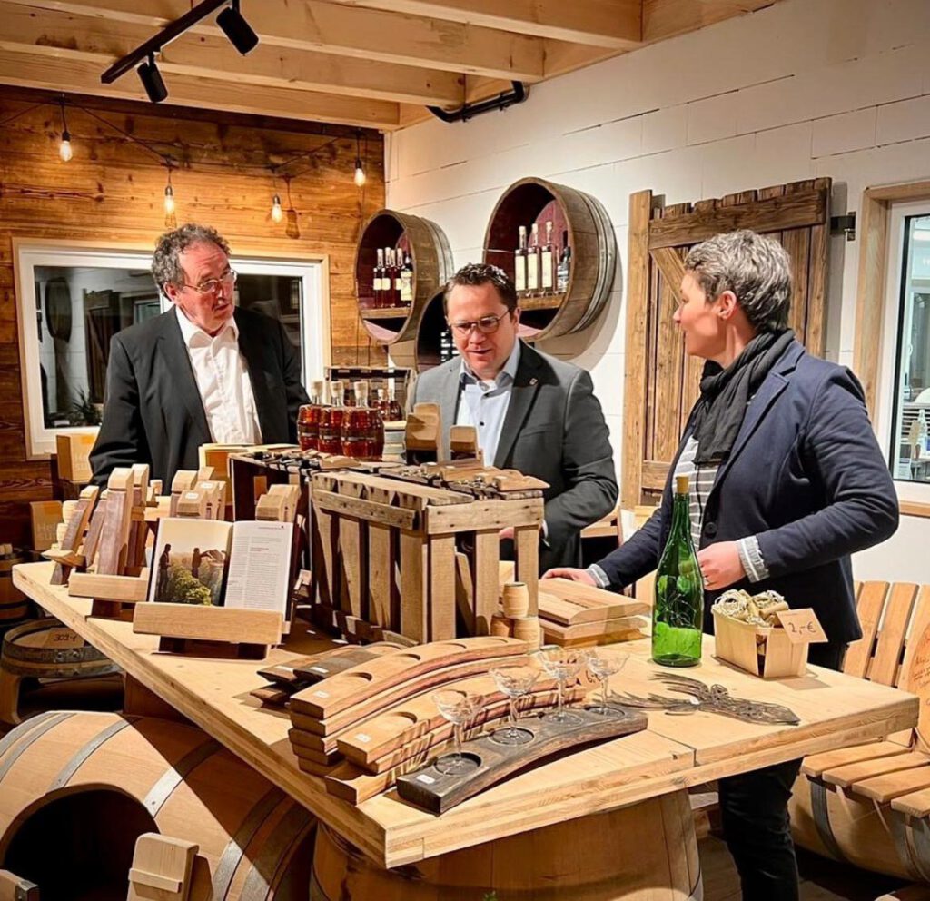 Jana Lewe mit der CDU in der Fassschmiede